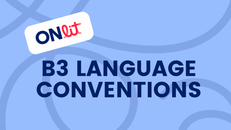 B3 Language Conventions